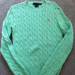 GUC Size XS Ralph Lauren green sweater